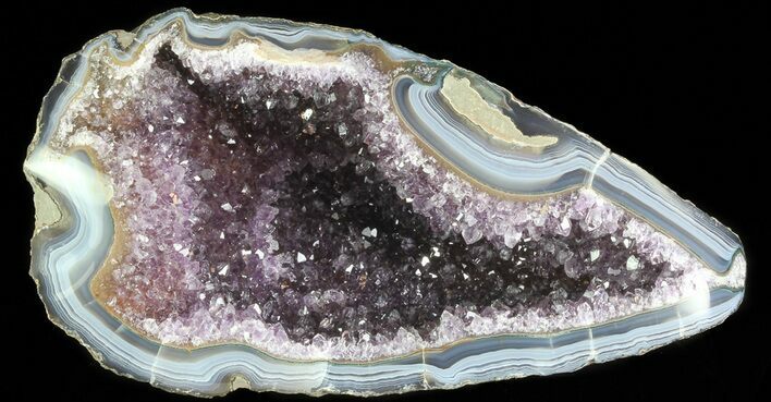 Purple Amethyst Geode - Uruguay #66696